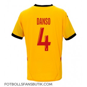 RC Lens Kevin Danso #4 Replika Hemmatröja 2024-25 Kortärmad